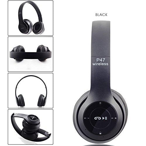 P47 Wireless High Quality Bluetooth Foldable Headset With Microphone FOR All Cell Phones And Laptop Used