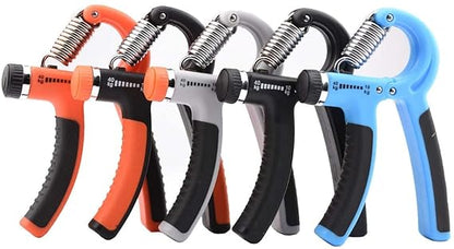 Hand Grip Strengthener Adjustable Resistance Wrist Strengthener Forearm Gripper Hand Workout Squeezer Grip Strength Trainer Without Counter (Random Colour) Made In China
