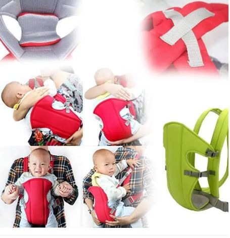 Adjustable Baby Carrier Safety Belt Backpack | Strong Material Infant & Toddler Carrier | Comfortable Baby Carrying Sling For Newborns (Random Color)