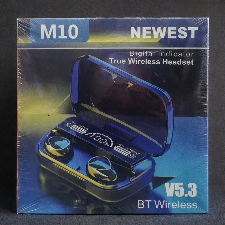 M10 Newest True Wireless Headset – Bluetooth V5.3 With Digital Display