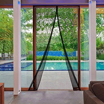 Magnetic Mosquito Mesh Door Curtain – Easy Install Fly & Insect Protection Screen