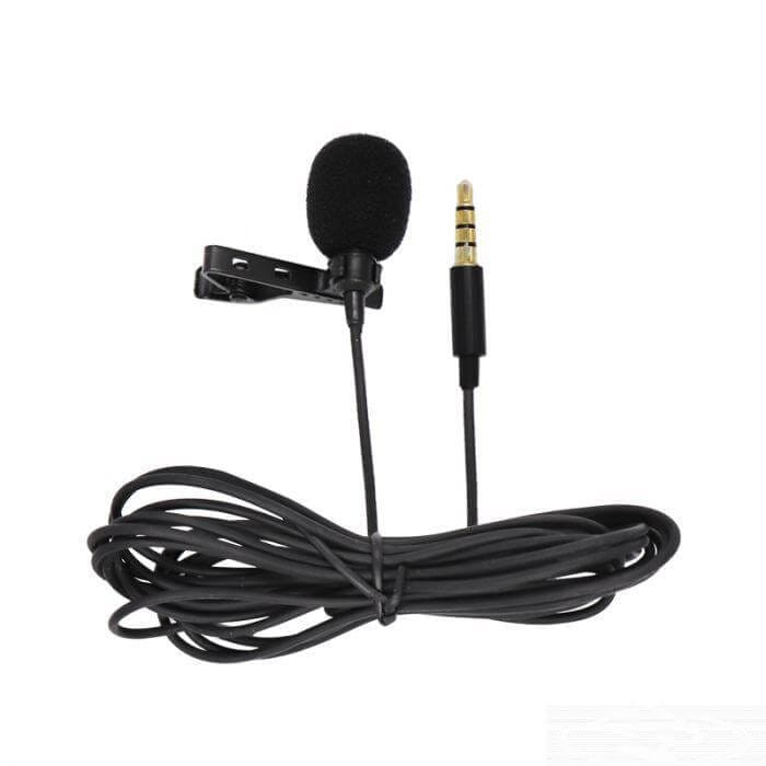 Professional Lavalier Microphone For TikTok & Blogging – Clip-On Wired Mic