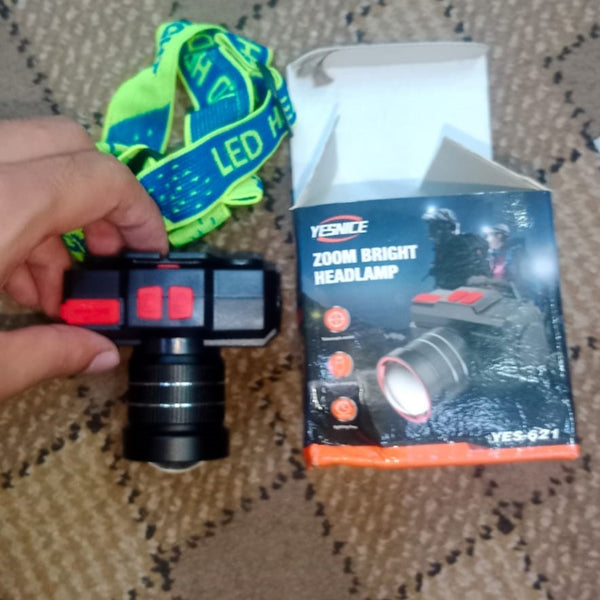 Yesnice Zoom Bright Headlamp (Model YES-621) - Lighting Product Designed For Illumination And Daily Lighting Routine
