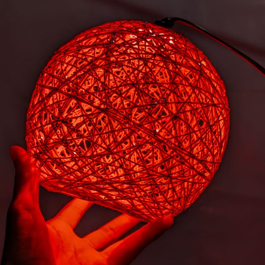 String Ball Lamp - Home Decor Product Designed For Lighting And Daily Interior Decoration Routine (Random Color))