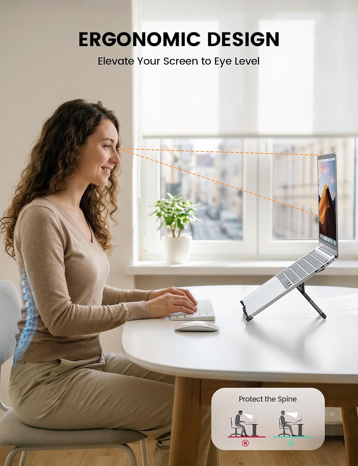 Foldable Magnetic Laptop Stand Aluminum Alloy Portable Adjustable Stand Heat Dissipation Holder Supports Phone Tablet Notebook