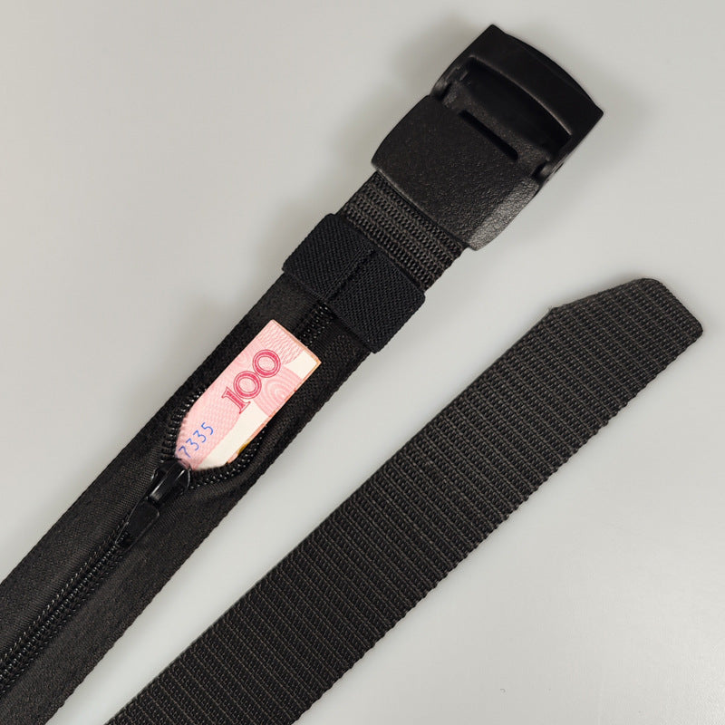 Men'S Travel Cash Anti-Theft Belt, Available with Secret Money Pocket, Men'S Belt Outdoor Sports Belt