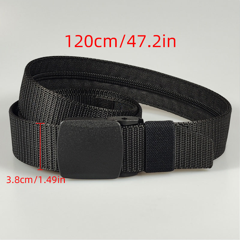 Men'S Travel Cash Anti-Theft Belt, Available with Secret Money Pocket, Men'S Belt Outdoor Sports Belt