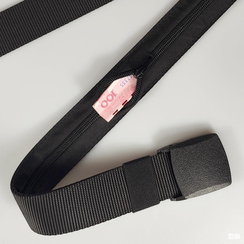 Men'S Travel Cash Anti-Theft Belt, Available with Secret Money Pocket, Men'S Belt Outdoor Sports Belt