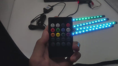 RGB Atmosphere Light For Cars & Bikes | 48 LED Bluetooth APP Control Atmosphere Light